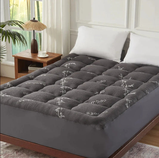 ☁️Cooling Mattress Topper for Back Pain - Extra Thick Fitted Sheet