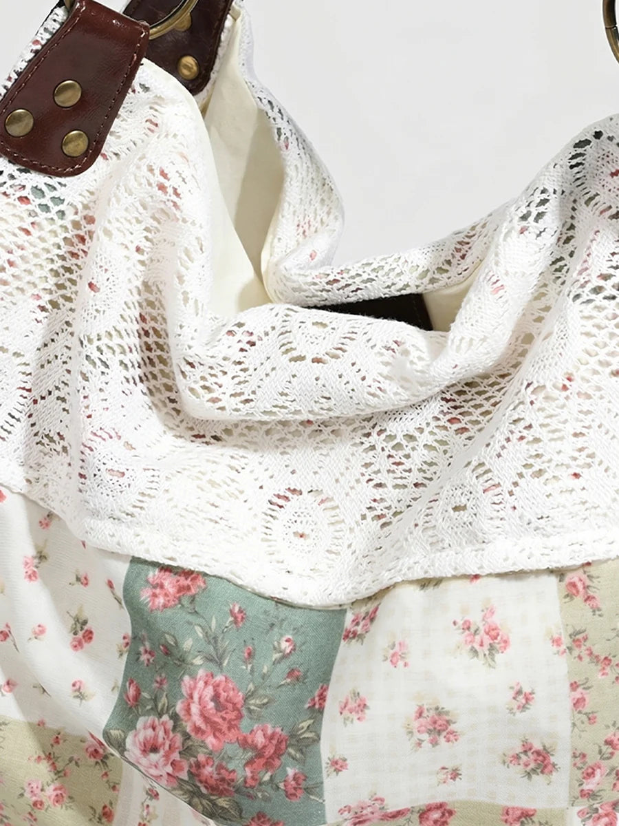 Patchwork Garden Tote Bag