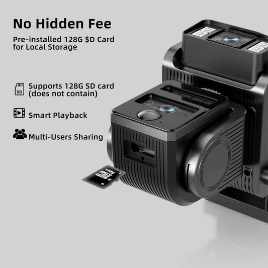 🔥Limited-Time Offer：⚡New solar-powered portable WiFi smart 1080p surveillance camera with two-way audio
