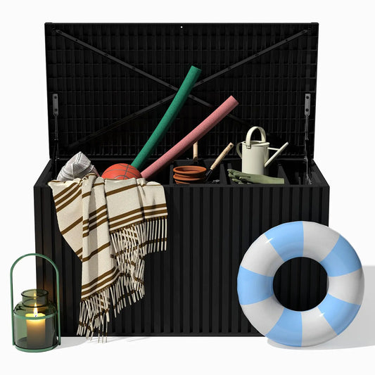 120-Gallon Multi-Purpose Storage Container | Lockable Storage Container
