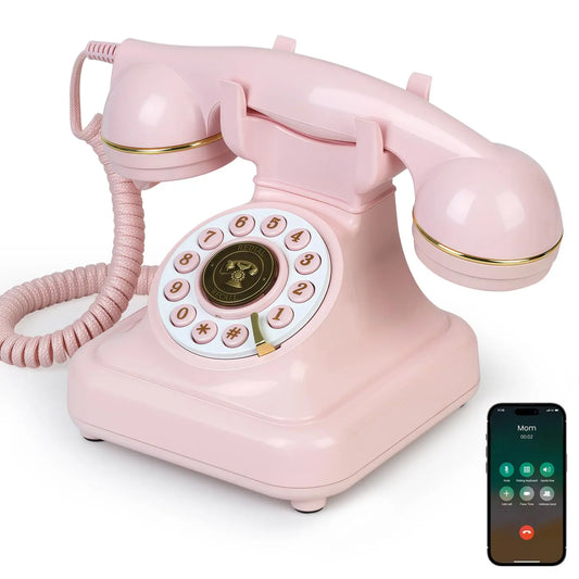 Retro Bluetooth Desk Phone (with handset and hands-free functions)