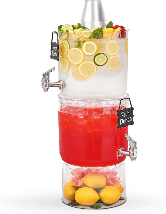 Heavy-Duty 2-Gallon Beverage Dispenser (with Base)