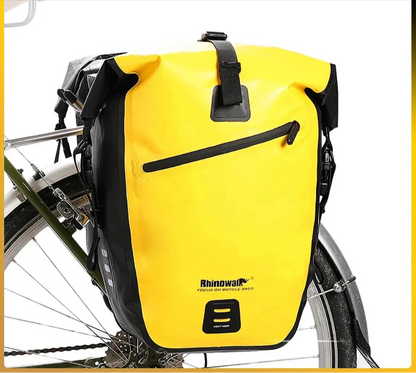 20L Gepäckträgertasche Fahrradtasche Wasserdicht Polyester Kofferraumtasche Gelb